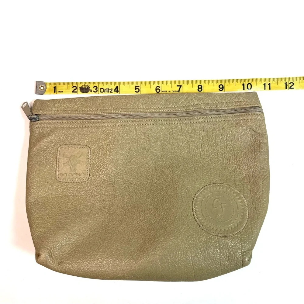 Vintage Carlos Falchi Leather Clutch Bag